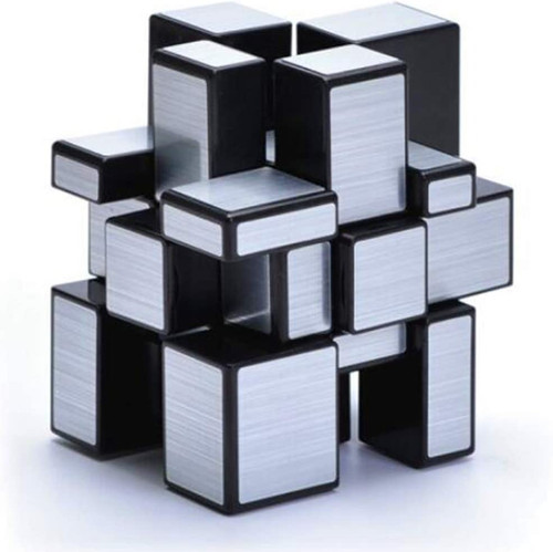 Mirror cube 3x3x3 - 3x3x3, silver