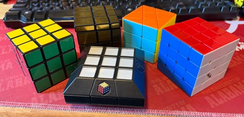 Rubik cube lot 5 magic - of,