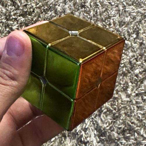 2x2 gold mirror cube - 2x2, twist