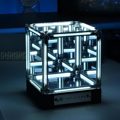 Infinity mirror cube - cube, lamp