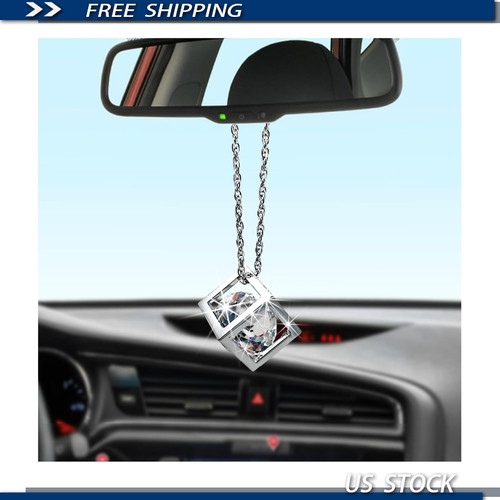 White crystal sun catcher - white,